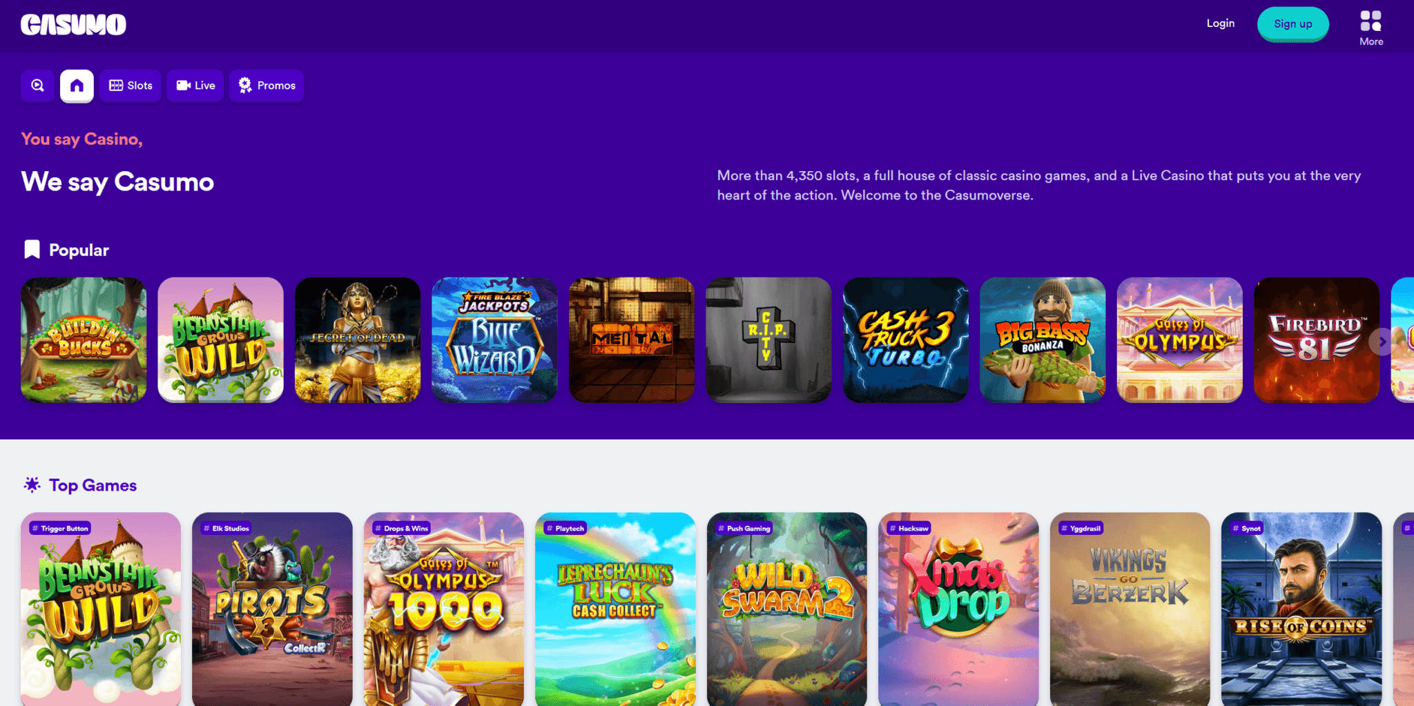 live casino vip